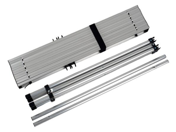 Stôl Acra C3S kempingový skladací hliník 70x70x70 cm – Obrázok 3