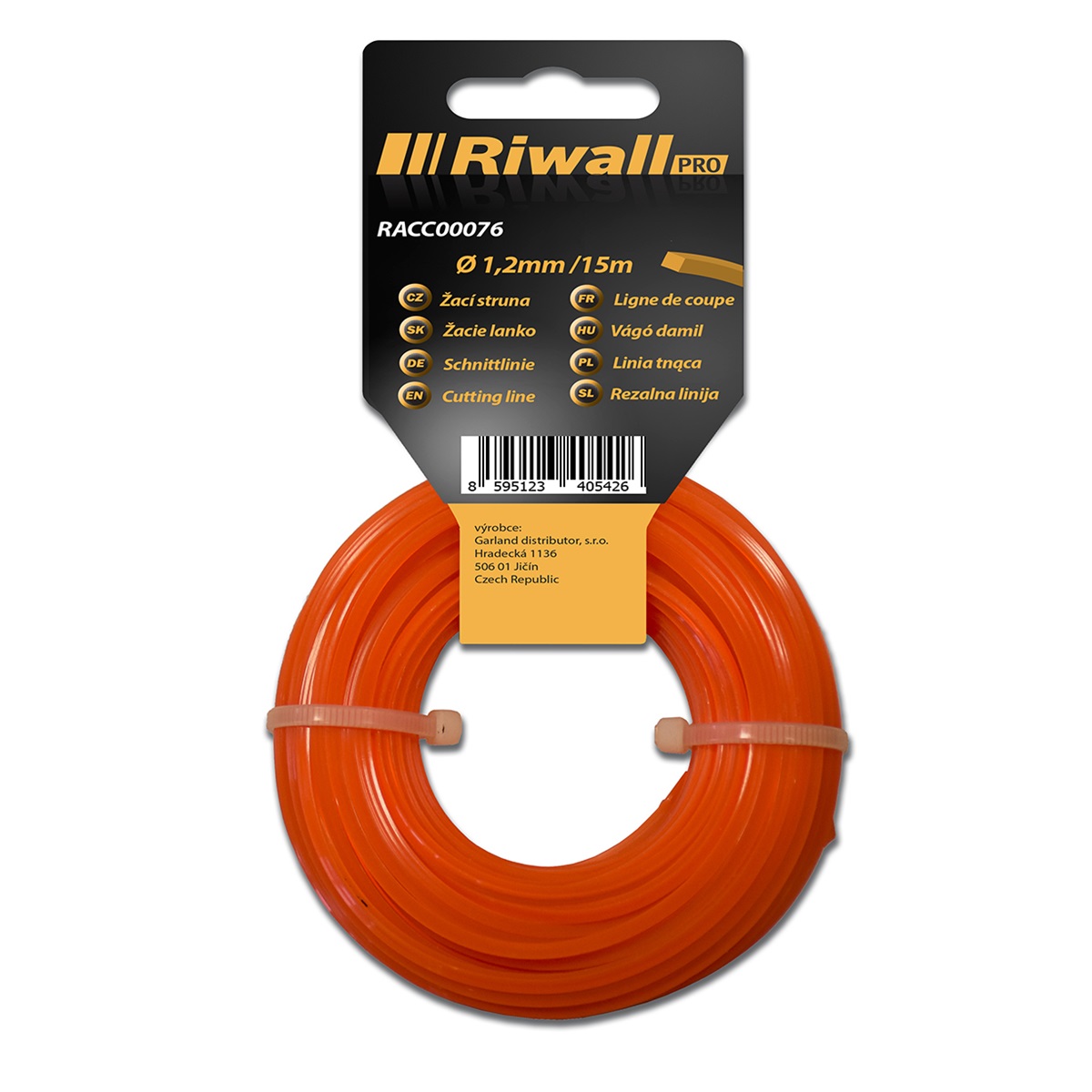 Struna-Riwall-12-mm-15-m Struna Riwall 1,2 mm, 15 m – Obrázok 1