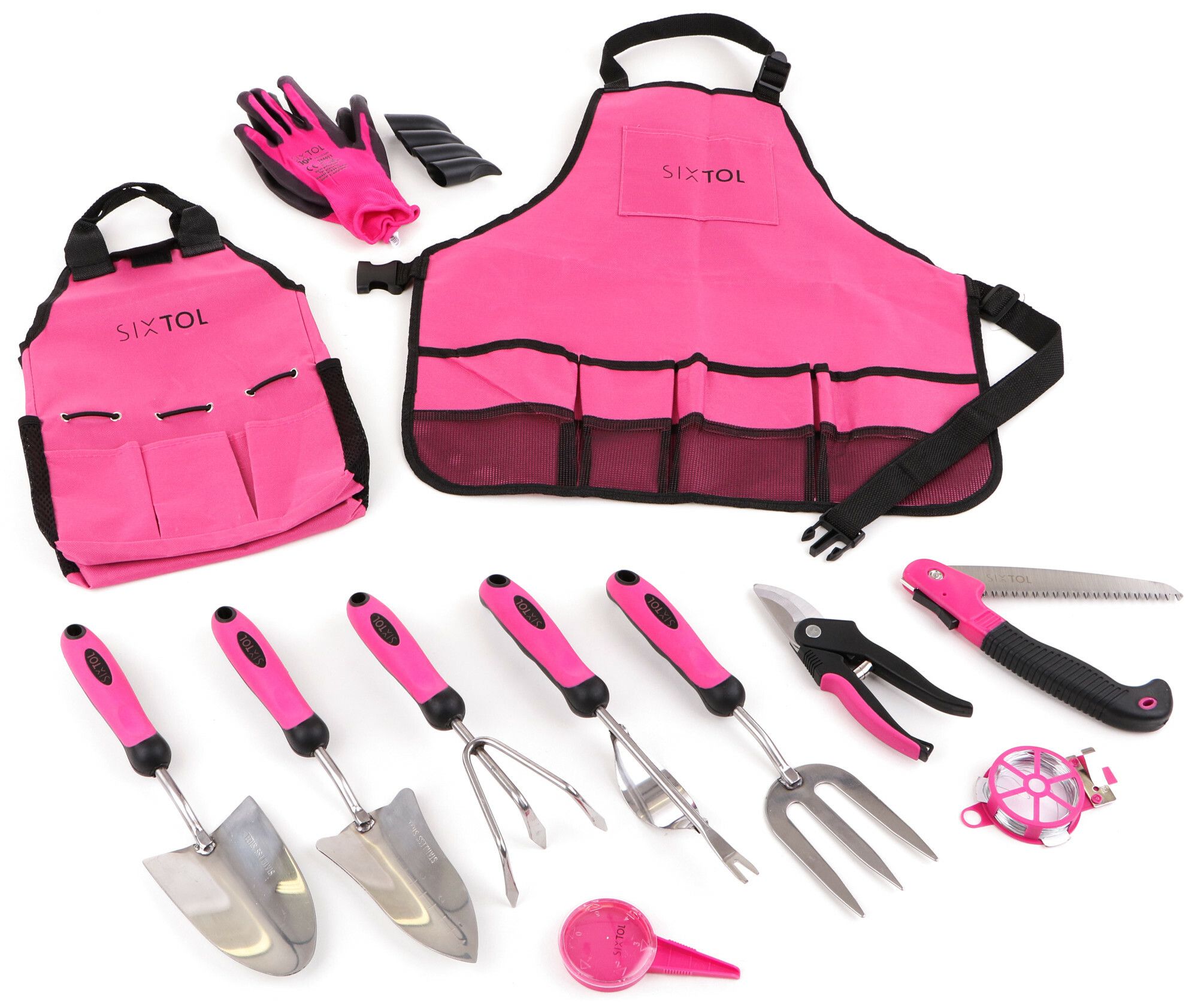 Suprava-zahradneho-naradia-Sixtol-GARDEN-PINK-12 Súprava záhradného náradia Sixtol GARDEN PINK 12 – Obrázok 1