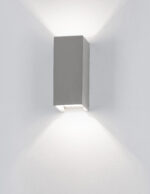 Svietidlo Nova Luce CADMO S WALL GREY 2 nástenné, IP 65, 2x3 W – Obrázok 2