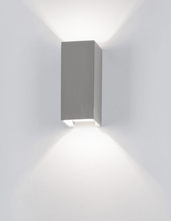 Svietidlo Nova Luce CADMO S WALL GREY 2 nástenné, IP 65, 2x3 W – Obrázok 2
