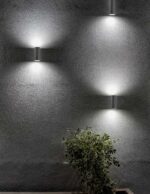 Svietidlo Nova Luce NERO R WALL GREY 2 nástenné, IP 54, GU10 – Obrázok 2