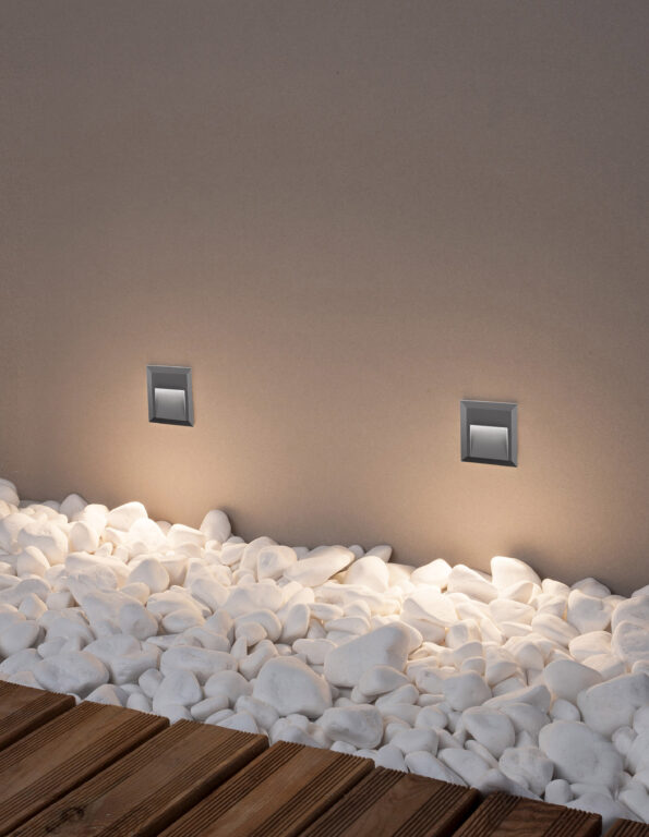 Svietidlo Nova Luce PULSAR STEP GREY 4 schodiskové – Obrázok 2