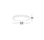 Svietidlo Nova Luce TOMMY R TOP GREY stropné, IP 54, 30 W – Obrázok 3