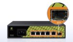 Switch Conexpro GNT-P1006GA 1x GLAN, 4x GLAN s PoE, 1x SFP, 65W – Obrázok 4