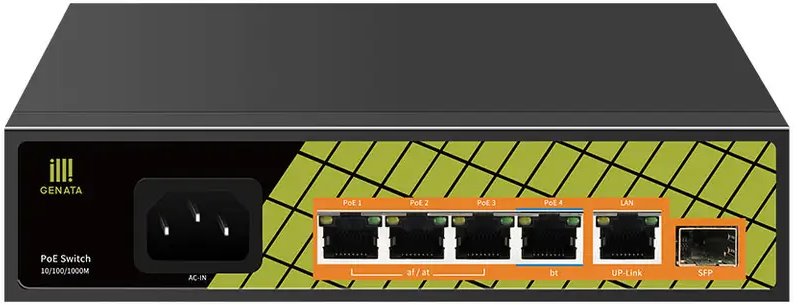 Switch-Conexpro-GNT-P1006GA-1x-GLAN-4x-GLAN-s-PoE-1x-SFP-65W Switch Conexpro GNT-P1006GA 1x GLAN, 4x GLAN s PoE, 1x SFP, 65W – Obrázok 1