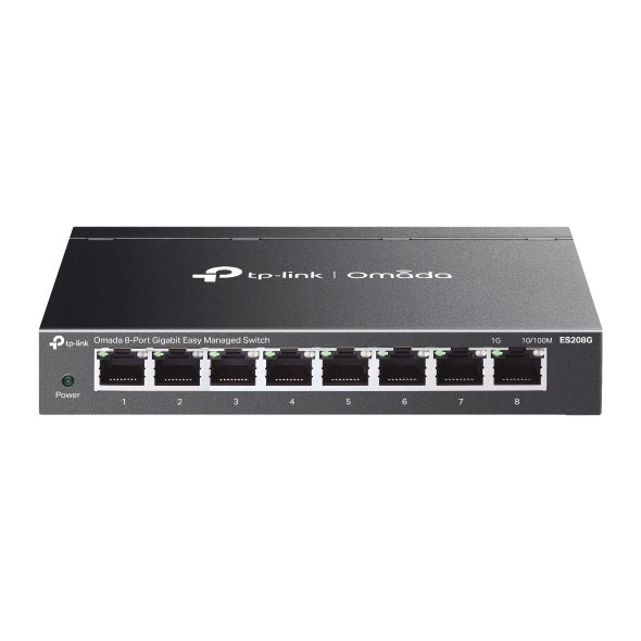 Switch-TP-Link-ES208G-8x-GLan-Omada-SDN-1 Switch TP-Link ES208G 8x GLan, Omáda SDN – Obrázok 1