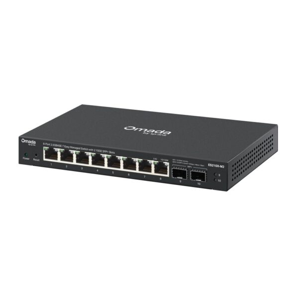 Switch TP-Link ES210X-M2 8x 2,5GLan, 2x 10G SFP+, Omáda SDN – Obrázok 3