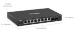 Switch TP-Link ES210X-M2 8x 2,5GLan, 2x 10G SFP+, Omáda SDN – Obrázok 7