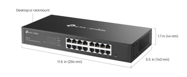 Switch TP-Link ES216G 16x GLan, Omáda SDN – Obrázok 5