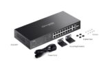 Switch TP-Link ES220GP 16x GLan s PoE+, 2x GLan, 2x SFP, 150W, Omáda SDN – Obrázok 5