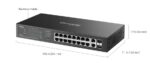 Switch TP-Link ES220GP 16x GLan s PoE+, 2x GLan, 2x SFP, 150W, Omáda SDN – Obrázok 7