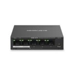Switch TP-Link Mercusys MS105GP 1x GLAN, 4x GLAN s PoE+, 65W – Obrázok 2