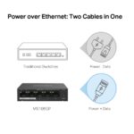 Switch TP-Link Mercusys MS105GP 1x GLAN, 4x GLAN s PoE+, 65W – Obrázok 5