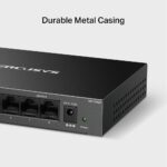 Switch TP-Link Mercusys MS108GS 8x GLAN, kov – Obrázok 3