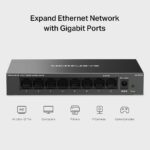 Switch TP-Link Mercusys MS108GS 8x GLAN, kov – Obrázok 4