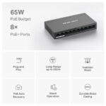 Switch TP-Link Mercusys MS110P 2x LAN s PoE, 8x LAN s PoE+, 65W – Obrázok 4