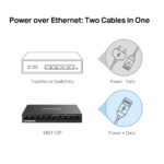 Switch TP-Link Mercusys MS110P 2x LAN s PoE, 8x LAN s PoE+, 65W – Obrázok 5