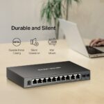 Switch TP-Link Mercusys MS112GMP 2x GLAN, 8x GLAN s PoE+, 2x SFP, 110W – Obrázok 8