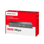 Switch TP-Link Mercusys MS116GS 16x GLAN, rack – Obrázok 3
