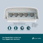 Switch TP-Link SG2005P-PD Smart, 4x GLan s PoE, 1x GLAN s PoE-in, 90W, Omáda SDN – Obrázok 6