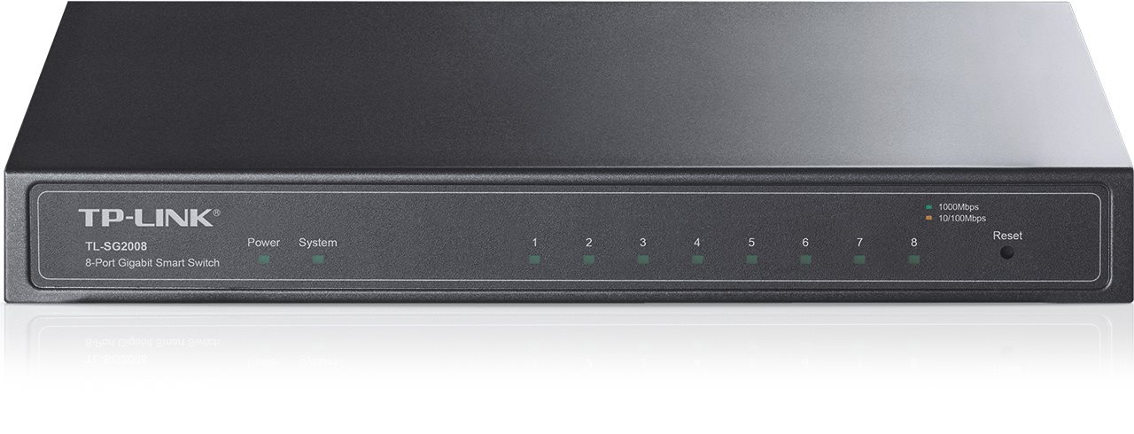Switch-TP-Link-SG2008-smart-8x-GLAN-Omada-SDN Switch TP-Link SG2008 smart, 8x GLAN, Omáda SDN – Obrázok 1
