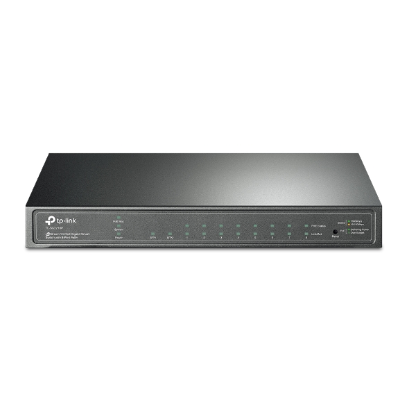 Switch-TP-Link-SG2210P-Smart-8x-GLANPOE-2x-SFP-Omada-SDN Switch TP-Link SG2210P Smart, 8x GLAN/POE, 2x SFP, Omáda SDN – Obrázok 1