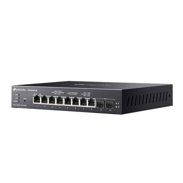 Switch-TP-Link-SG2210XMP-M2-8x-GLanPoE-2x-10G-SFP-160W-Omada-SDN Switch TP-Link SG2210XMP-M2 8x GLan/PoE+, 2x 10G SFP+, 160W, Omáda SDN – Obrázok 1