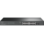 Switch TP-Link SG2218P Smart, 16x GLan s PoE+, 2x SFP, 150W, Omada SDN