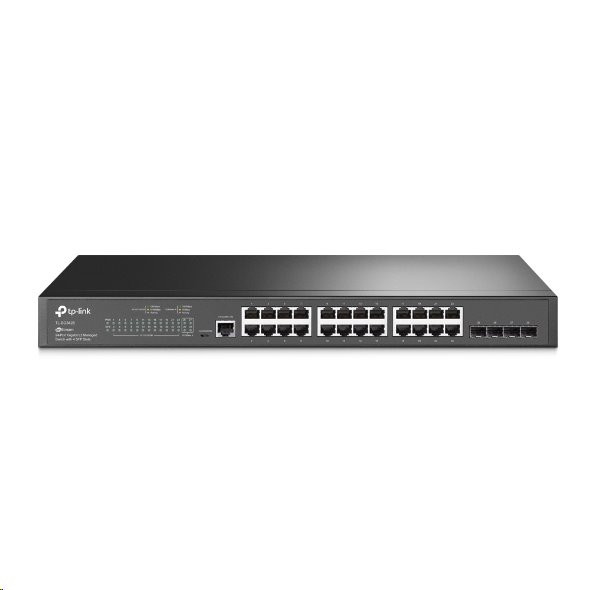 Switch-TP-Link-SG3428-JetStream-L2-mananaged-24x-GLAN-4x-SFP-Omada-SDN Switch TP-Link SG3428 JetStream L2 mananaged, 24x GLAN, 4x SFP, Omáda SDN – Obrázok 1