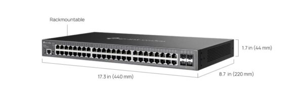 Switch TP-Link SG5452X 48x GLan, 4x SFP+, Omáda SDN – Obrázok 7