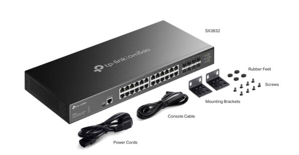 Switch TP-Link SX3832 24x 10GLan, 8x SFP+, Omada SDN – Obrázok 6