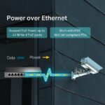 Switch TP-Link TL-SF1008LP 8x LAN, 4xPoE+, 41W, dosah 250m, kov – Obrázok 3