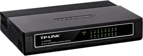Switch-TP-Link-TL-SF1016D-16x-LAN-desktop Switch TP-Link TL-SF1016D 16x LAN, desktop – Obrázok 1