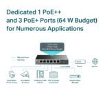 Switch TP-Link TL-SG1006PP 2x GLAN, 3x GLAN s PoE+, 1x GLAN s PoE++ – Obrázok 4