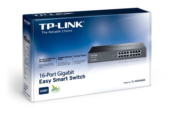 Switch TP-Link TL-SG1016DE smart 16x GLAN – Obrázok 3