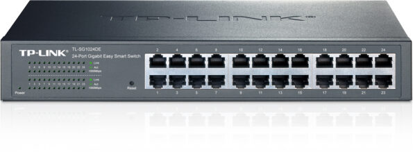 Switch TP-Link TL-SG1024DE smart 24x GLan – Obrázok 2