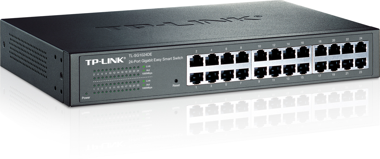 1-1 Switch TP-Link TL-SG1024DE smart 24x GLan – Obrázok 1