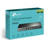 Switch TP-Link TL-SG105-M2 5x 2.5GLan, kov – Obrázok 6