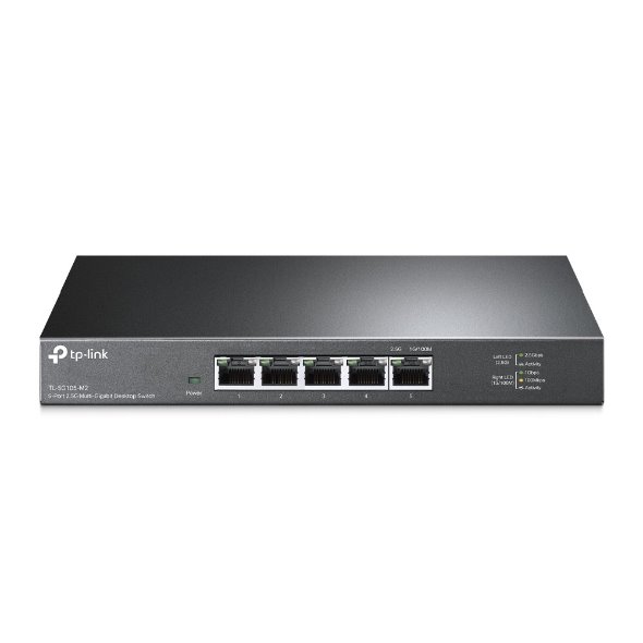 Switch-TP-Link-TL-SG105-M2-5x-2.5GLan-kov Switch TP-Link TL-SG105-M2 5x 2.5GLan, kov – Obrázok 1