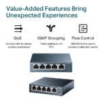 Switch TP-Link TL-SG105 switch 5x GLan, kov – Obrázok 4