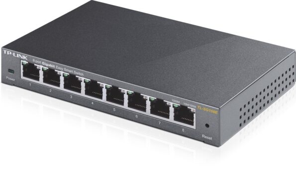 Switch TP-Link TL-SG108E smart 8x GLan – Obrázok 3
