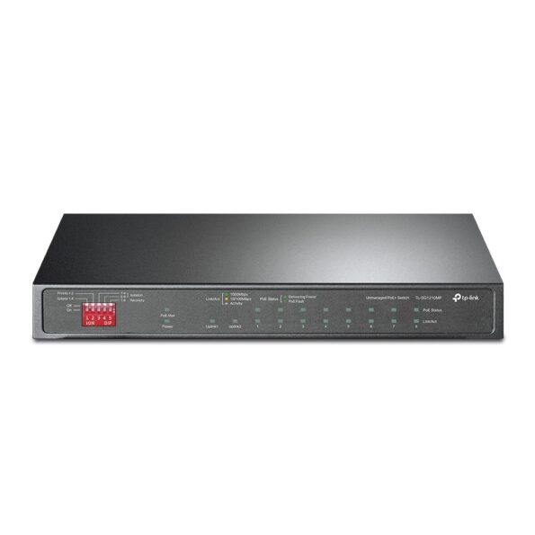 Switch TP-Link TL-SG1210MP 8x GLAN/PoE+, 1x GLAN, 1x SFP combo, 124W – Obrázok 2