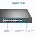 Switch TP-Link TL-SG1218MP 18x GLan, 16x PoE+, 2x SFP Combo, 250W – Obrázok 6
