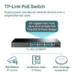 Switch TP-Link TL-SG1428PE Smart, 26x GLan, 24x PoE+, 2x SFP, 250W – Obrázok 4