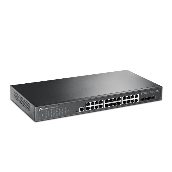 Switch-TP-Link-TL-SG3428X-UPS-JetStream-24x-GLan-4x-SFP-10G-Omada-SDN Switch TP-Link TL-SG3428X-UPS JetStream 24x GLan, 4x SFP+ 10G, Omáda SDN – Obrázok 1
