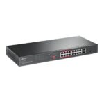 Switch TP-Link TL-SL1218P Smart, 16x Lan sPoE+, 2x GLan, 1x SFP Combo, 150W – Obrázok 2