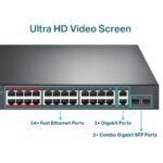 Switch TP-Link TL-SL1226P 24x LAN/PoE+, 2x GLAN, 2x SFP Combo, 250W – Obrázok 6