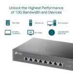 Switch TP-Link TL-SX1008 8x 10GLan, kov – Obrázok 4