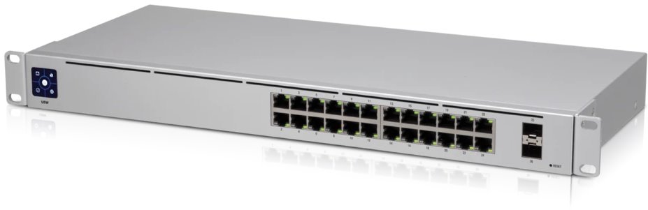 Switch-Ubiquiti-UniFi-USW-24-24x-GLAN-2x-SFP Switch Ubiquiti UniFi USW-24 24x GLAN, 2x SFP – Obrázok 1